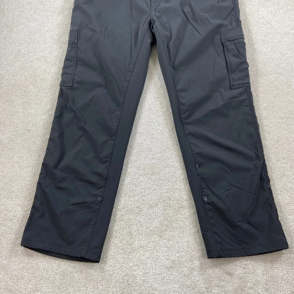 Prana Zion Cargo Pants Mens 36x30 Black Fleece Lined Hiking Outdoor M41173008
